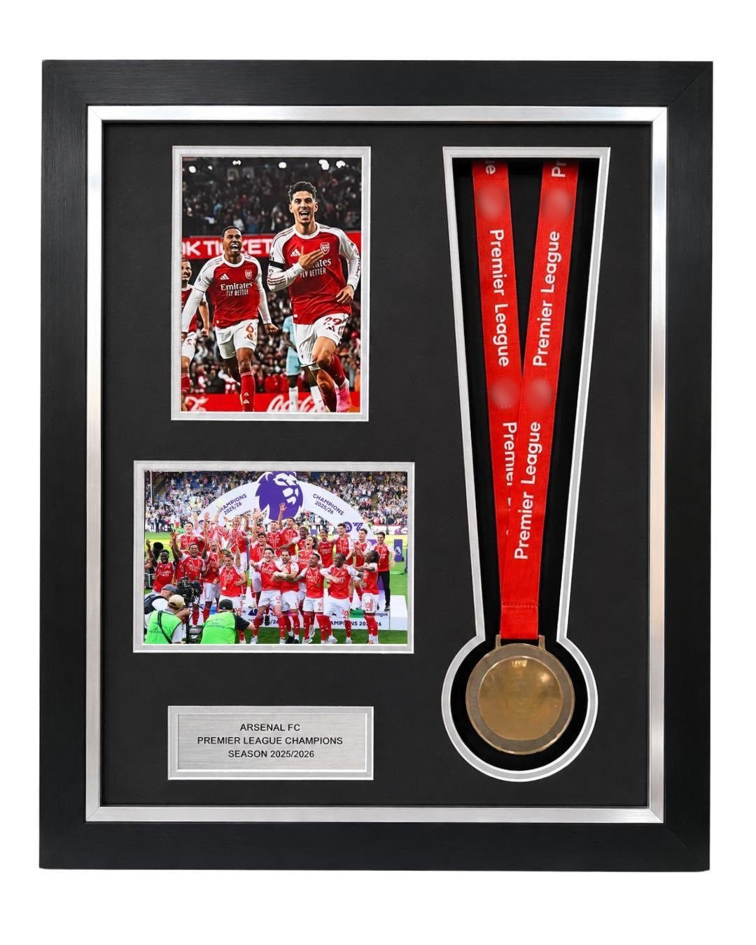 Arsenal FC 2025/2026 League Champion’s Medal Frame