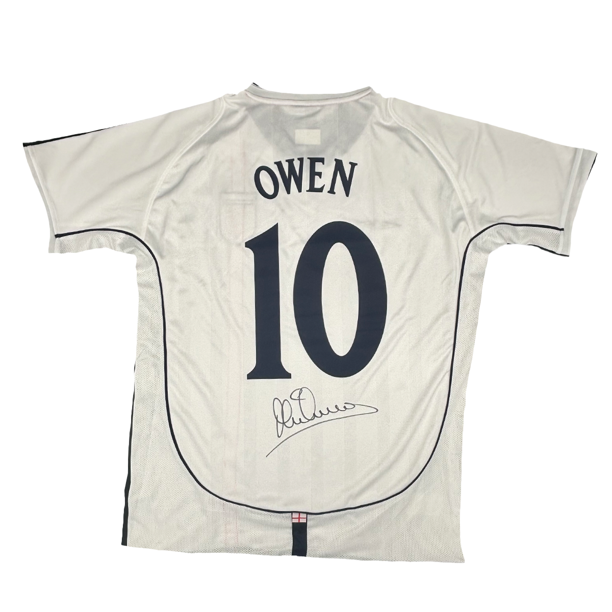 Michael Owen Signed England 2002/2003 Home Shirt