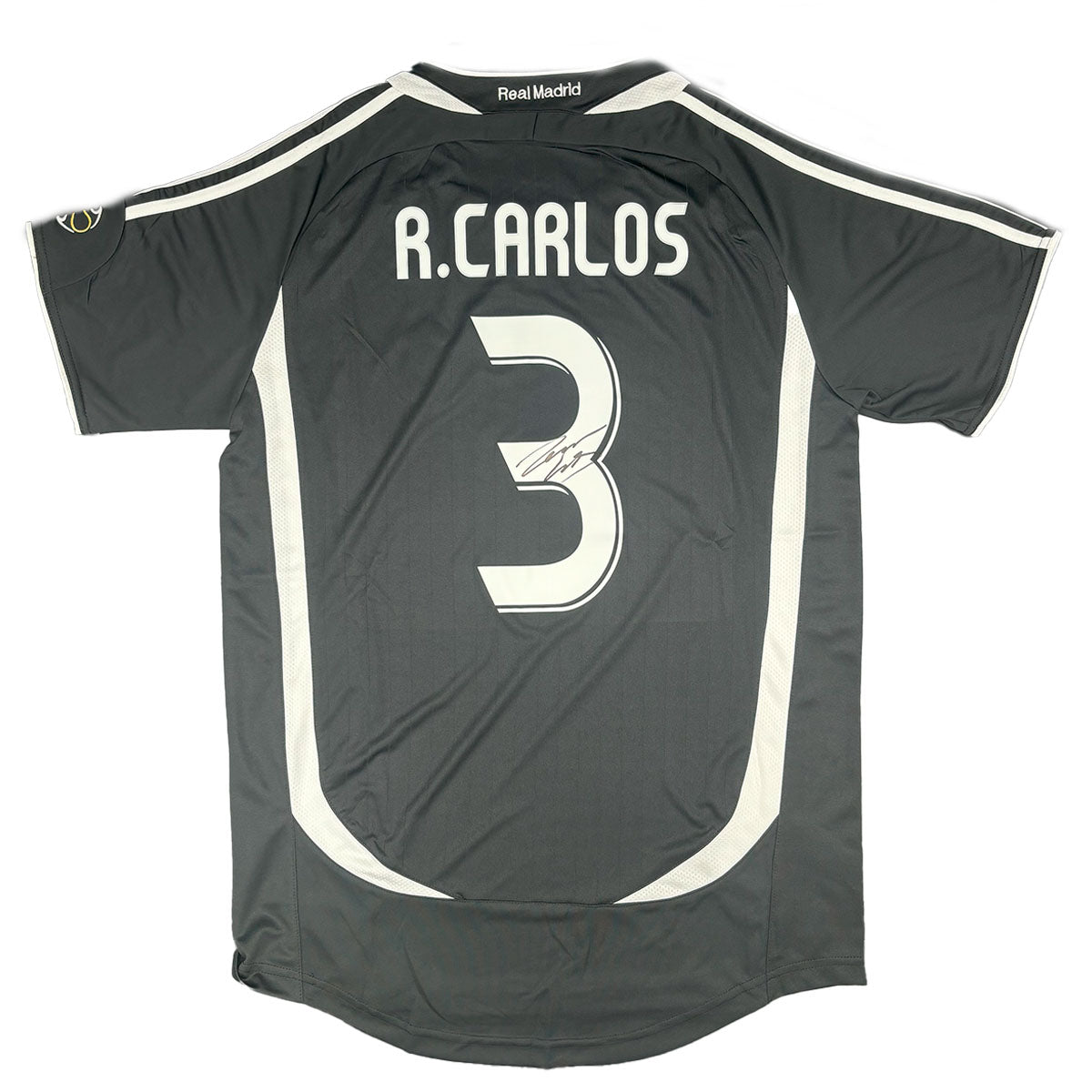Roberto Carlos Signed Real Madrid 2006/2007 Away Shirt