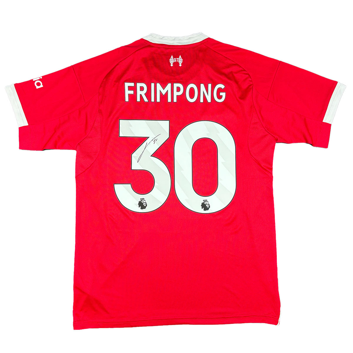 Jeremie Frimpong Signed Liverpool FC 2025/2026 Home Shirt