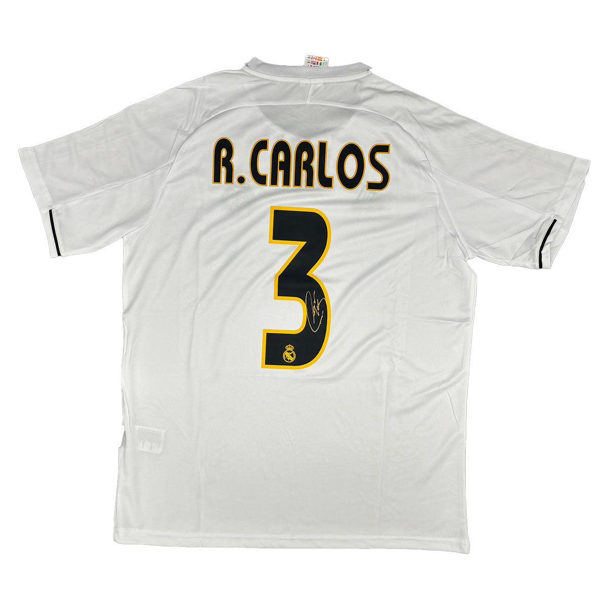 Roberto Carlos Signed Real Madrid 2004/2005 Home Shirt