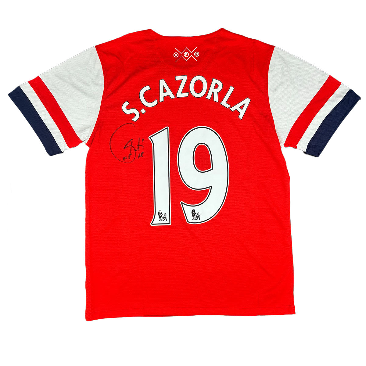 Santi Cazorla Signed Arsenal 2012/2013 Home Shirt