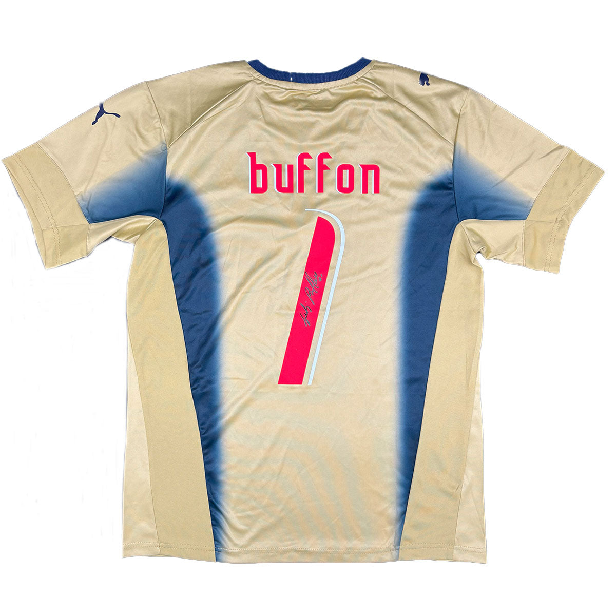 Gianluigi Buffon Signed Italy 2006/2007 Goalkeeper Home Shirt