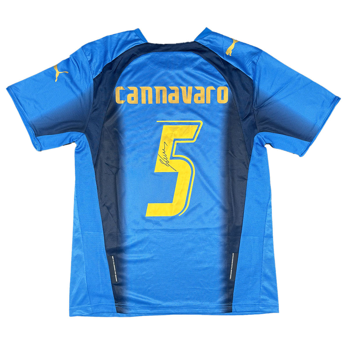 Fabio Cannavaro Signed Italy 2006/2007 Home Shirt