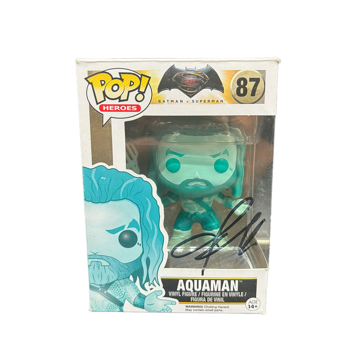 Jason Momoa Signed 'Aquaman' Funko Pop