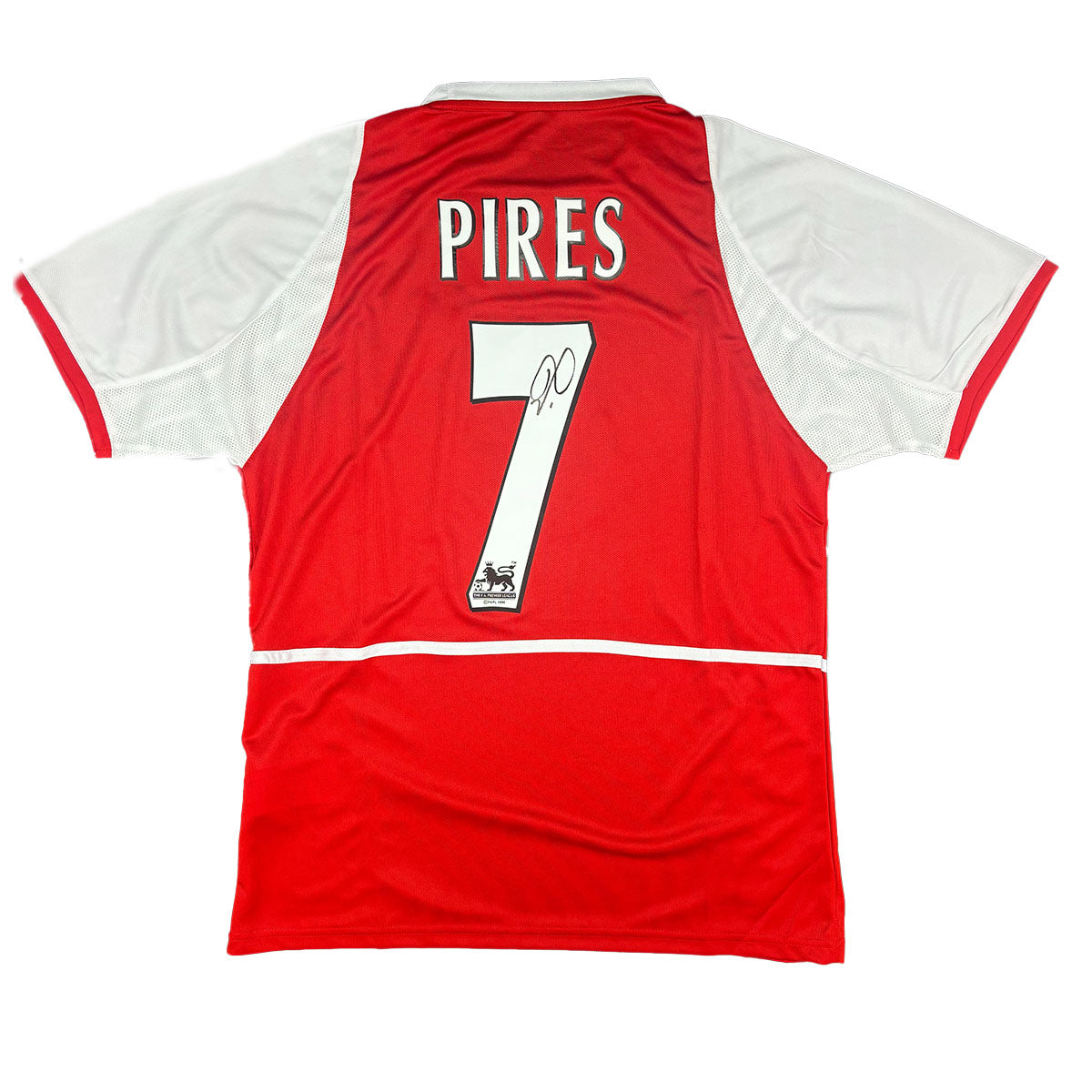 Robert Pires Signed Arsenal FC 2002/2004 Home Shirt