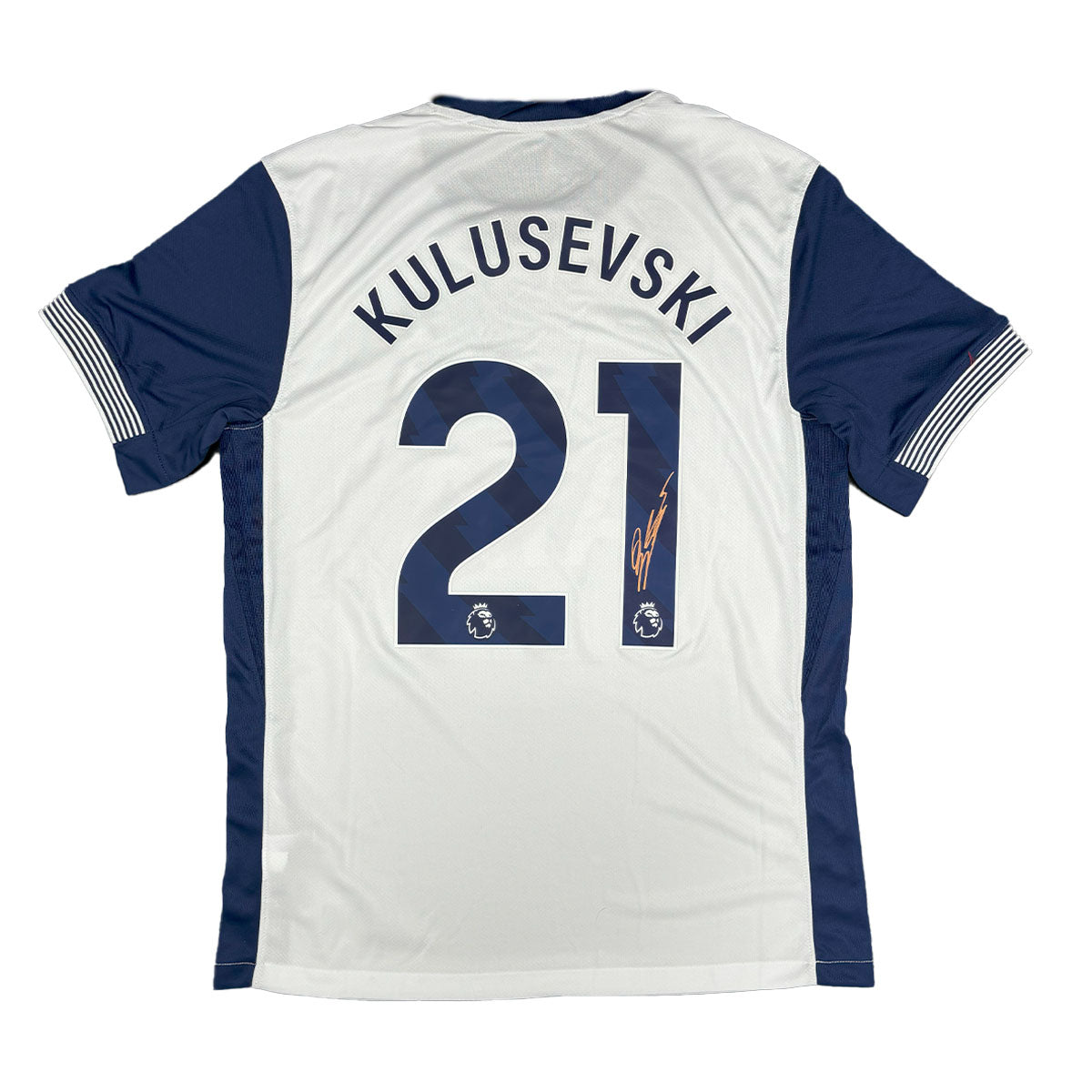 Dejan Kulusevski Signed Tottenham Hotspur 2024/2025 Home Shirt