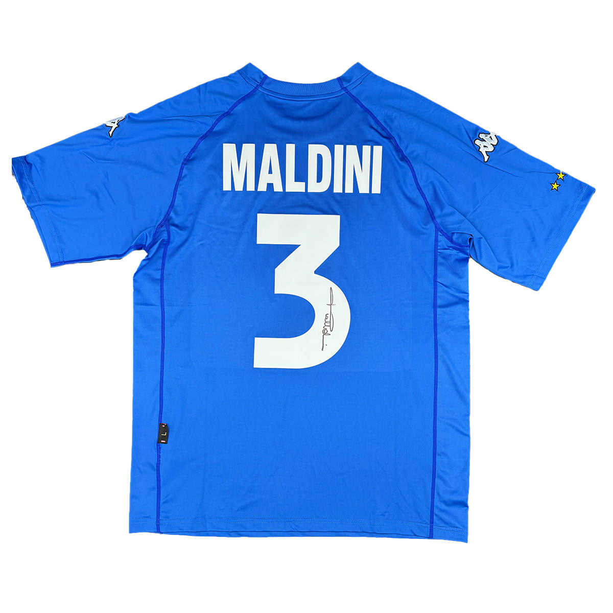 Paolo Maldini Signed Italy 2000/2001 Home Shirt