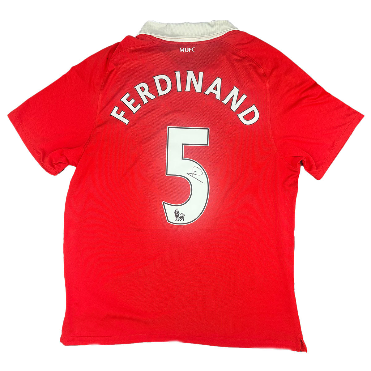 Rio Ferdinand Signed Manchester United 2010/2011 Home Shirt