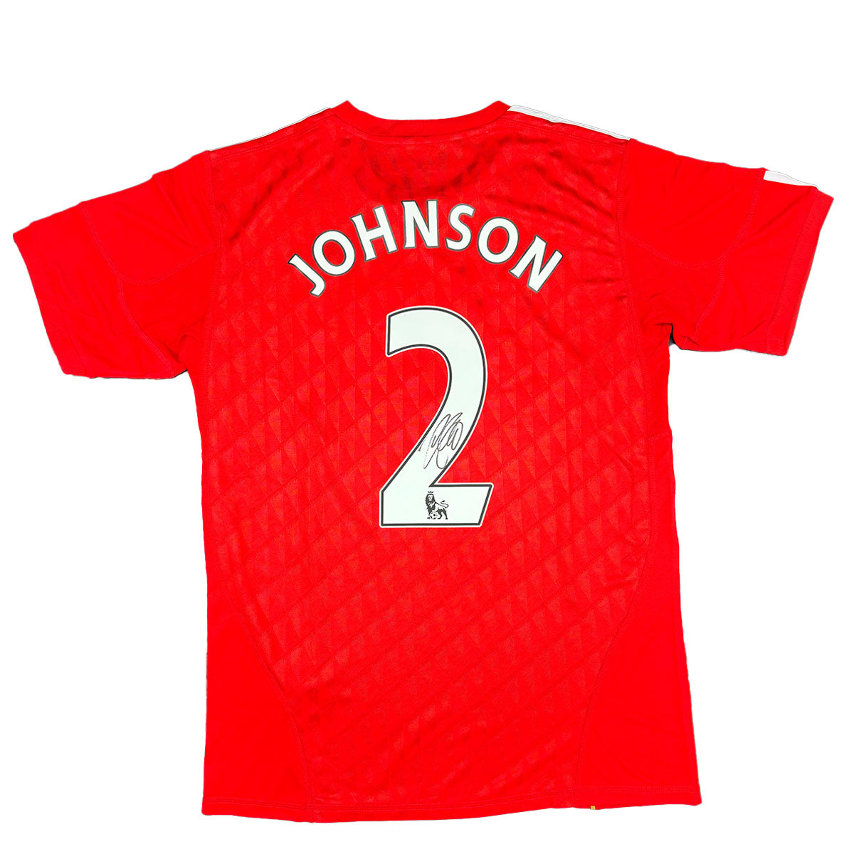Glen Johnson Signed Liverpool 2011/2012 Home Shirt