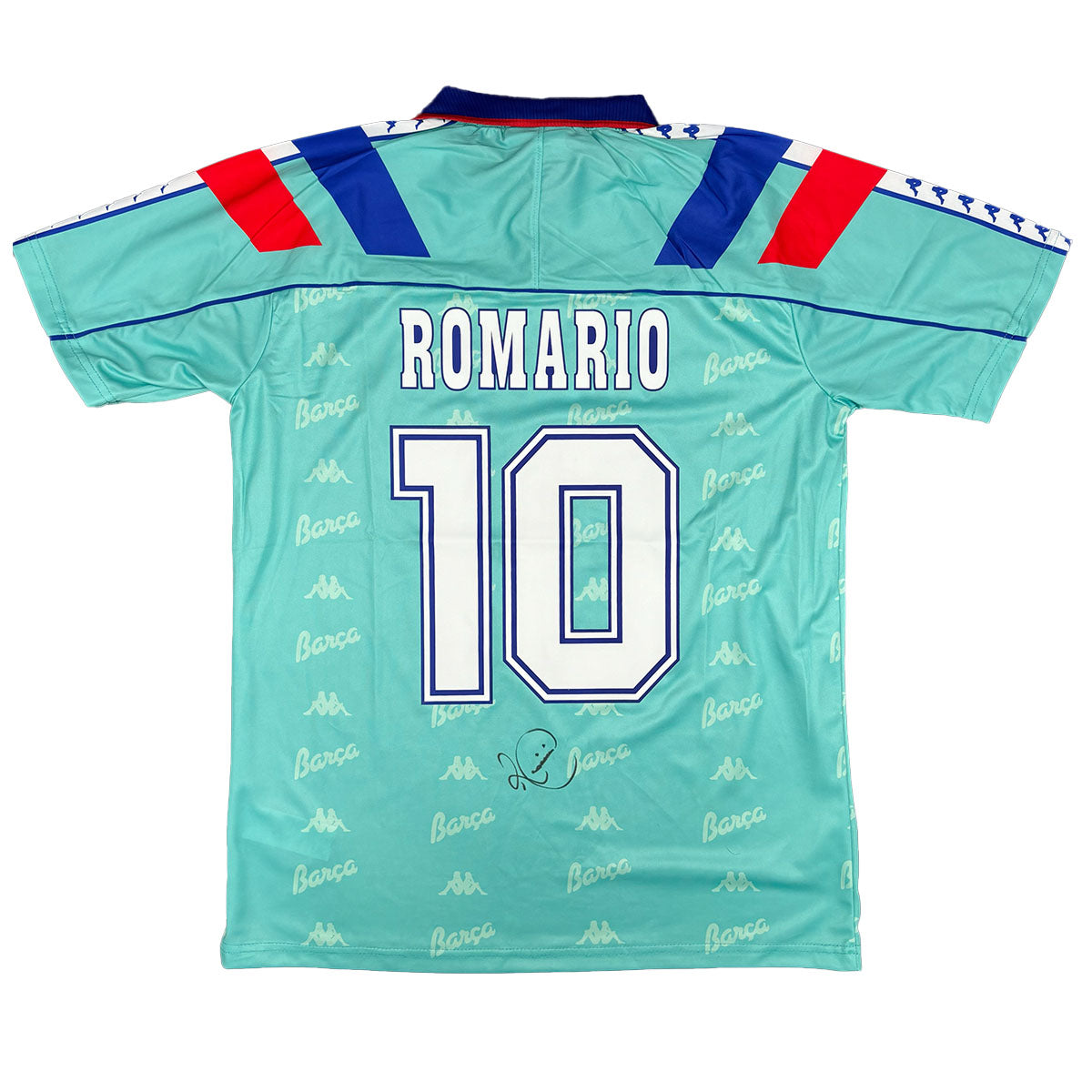 Romário Signed FC Barcelona 1992/1995 Away Shirt
