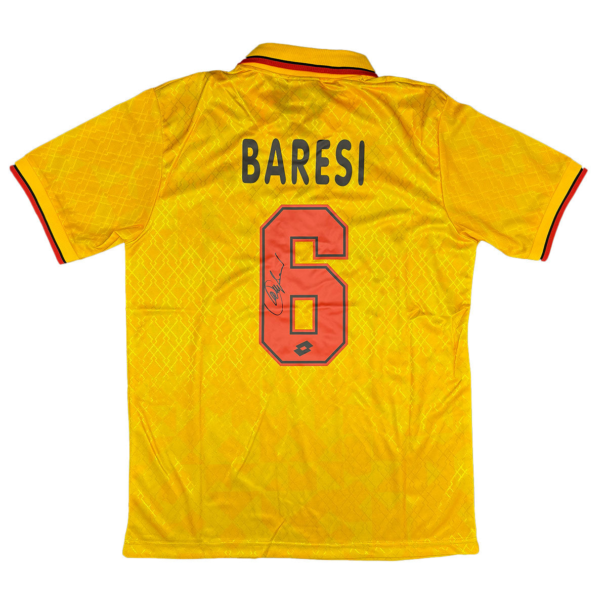 Franco Baresi Signed AC Milan 1995/1996 Third Shirt