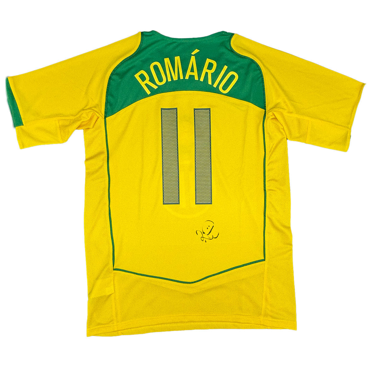 Romário Signed Brazil 2004/2005 Home Shirt