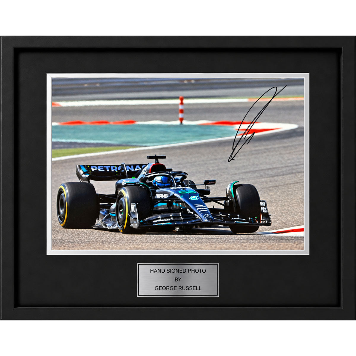 George Russell Signed and Framed A4 Photo