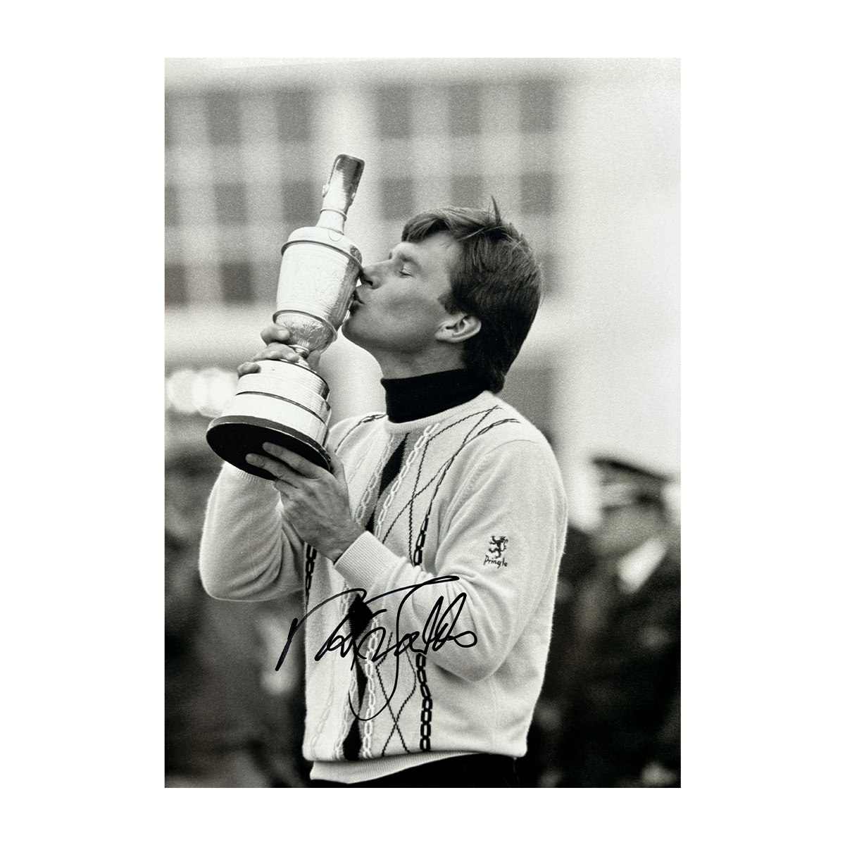 Nick Faldo Signed A3 Photo