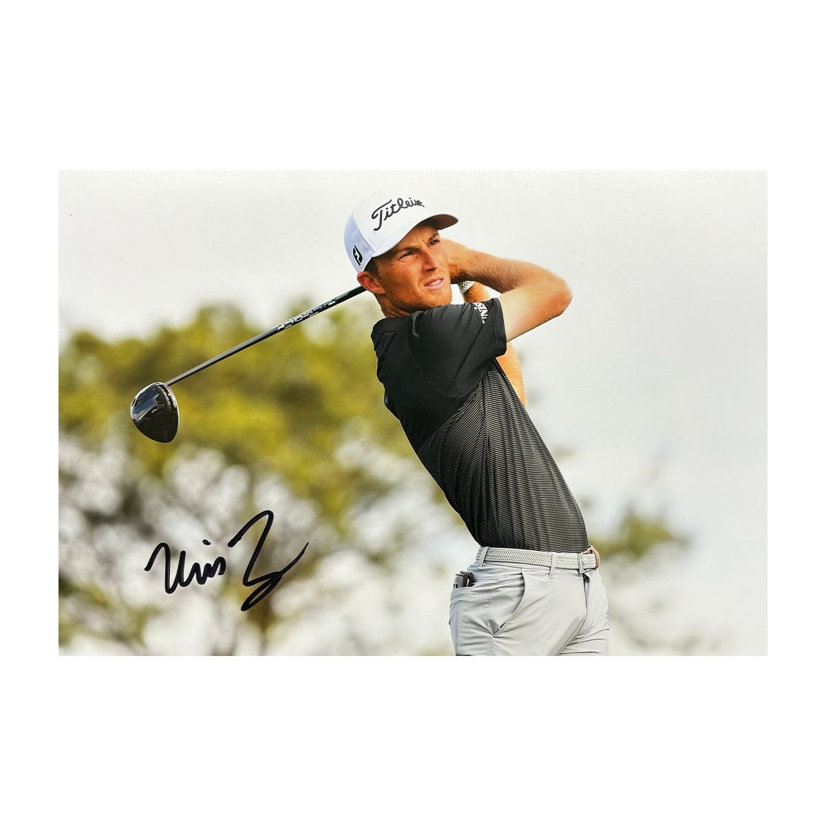 Will Zalatoris Signed A3 Photo