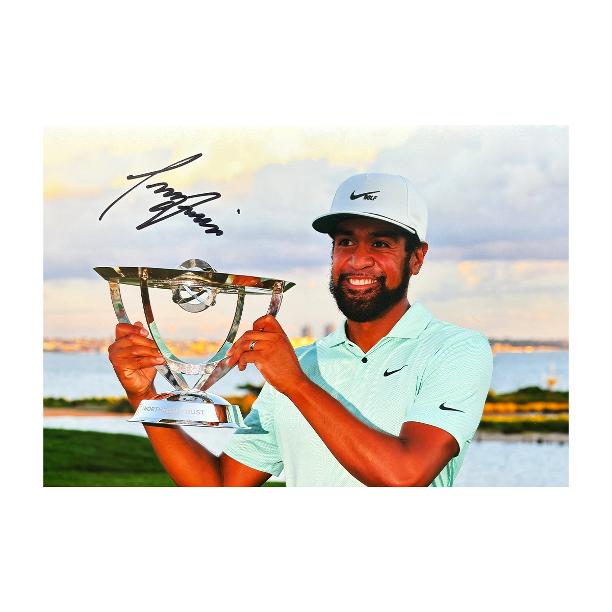 Tony Finau Signed A3 Photo