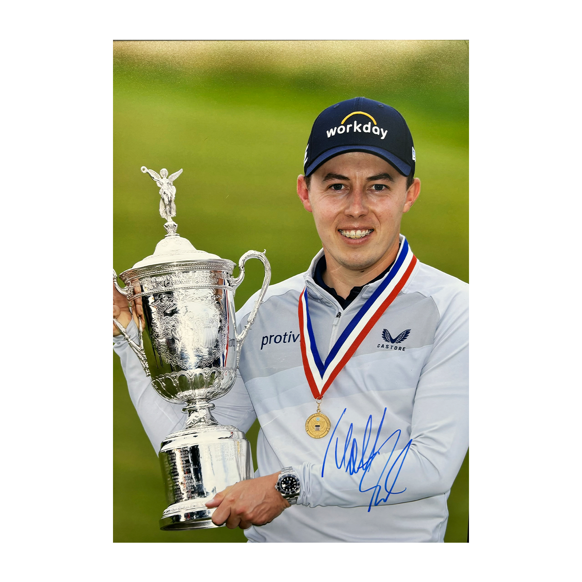 Matthew Fitzpatrick Signed A3 Photo