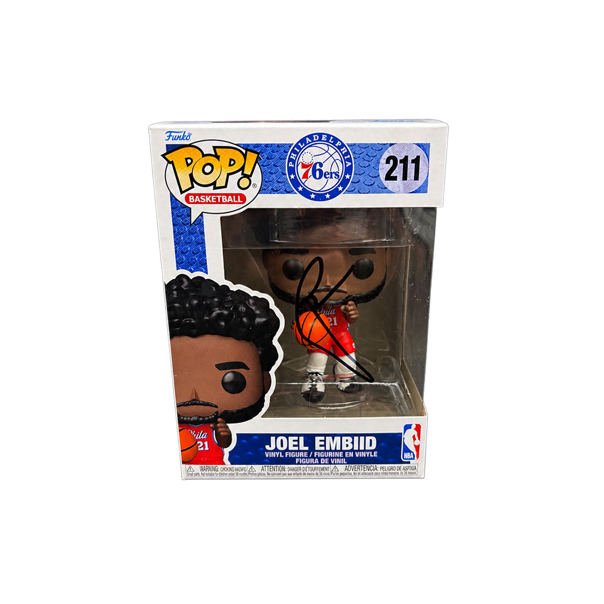 Joel Embiid Signed 'Joel. Embiid' Funko Pop