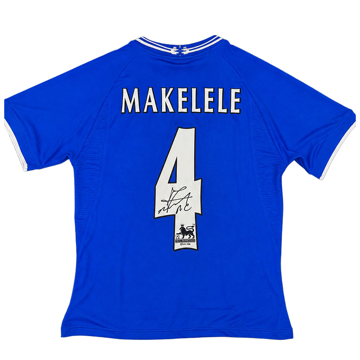 Claude Makélélé Signed Chelsea 2000/2001 Home Shirt
