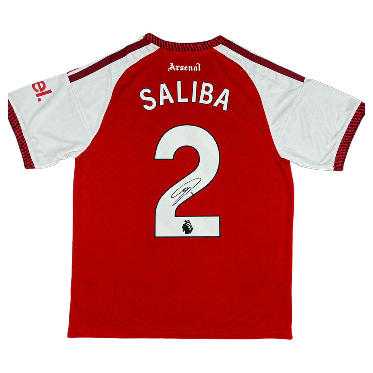 William Saliba Signed Arsenal FC 2026/2027 Home Shirt