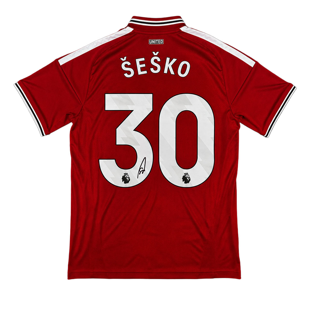 Benjamin Šeško Signed Manchester United 2026/2027 Home Shirt