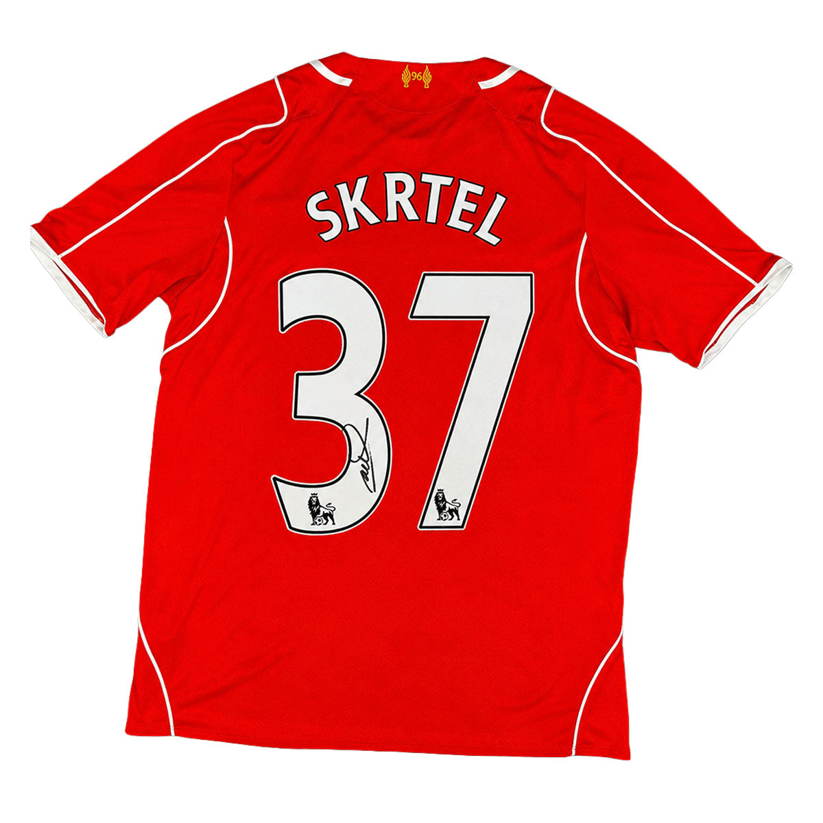 Martin Škrtel Signed Liverpool FC 2014/2015 Home Shirt
