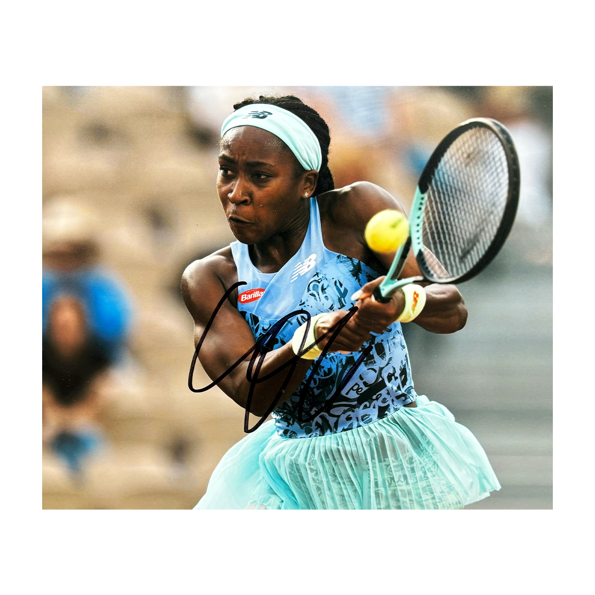 Coco Gauff Signed A4 Photo