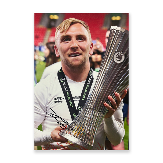 Jarrod Bowen Signed West Ham United A4 Photo