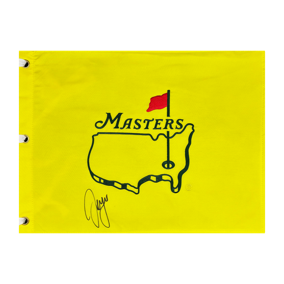 Sergio Garcia Signed Masters Tournament Pin Flag