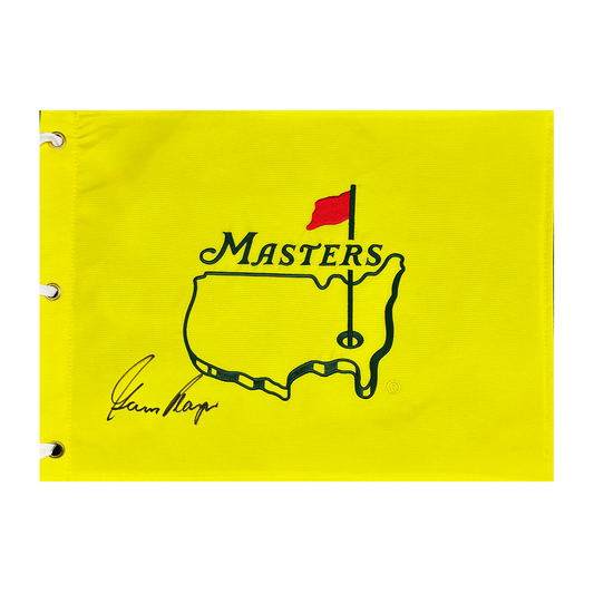 Gary Player Signed Masters Tournament Pin Flag