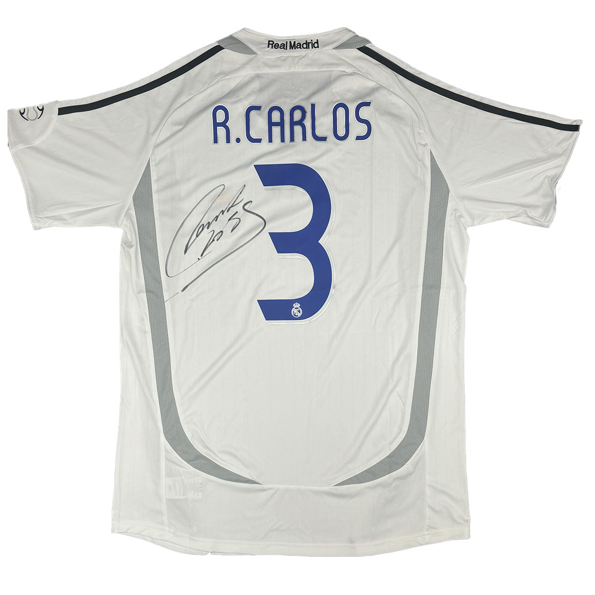 Roberto Carlos Signed Real Madrid 2006/2007 Home Shirt