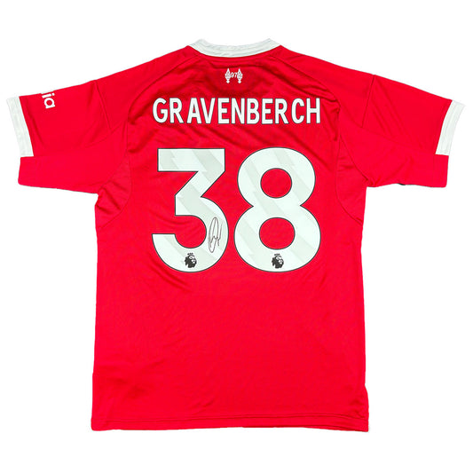 Ryan Gravenberch Signed Liverpool FC 2025/2026 Home Shirt