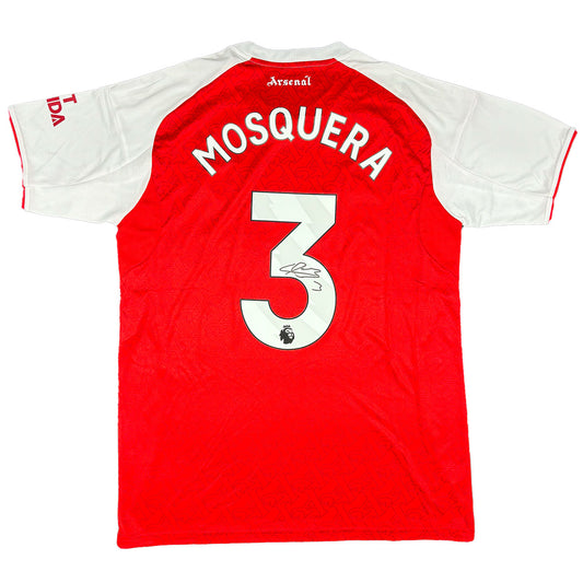 Cristhian Mosquera Signed Arsenal FC 2025/2026 Home Shirt