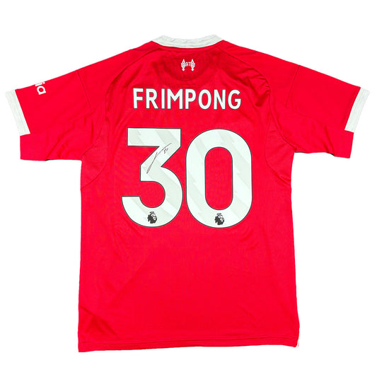 Jeremie Frimpong Signed Liverpool FC 2025/2026 Home Shirt