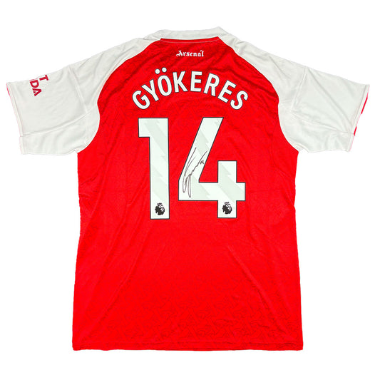 Viktor Gyökeres Signed Arsenal FC 2025/2026 Home Shirt
