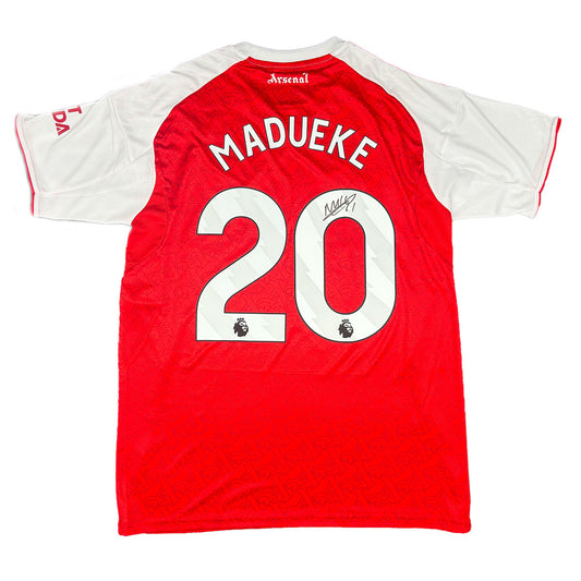 Noni Madueke Signed Arsenal FC 2025/2026 Home Shirt
