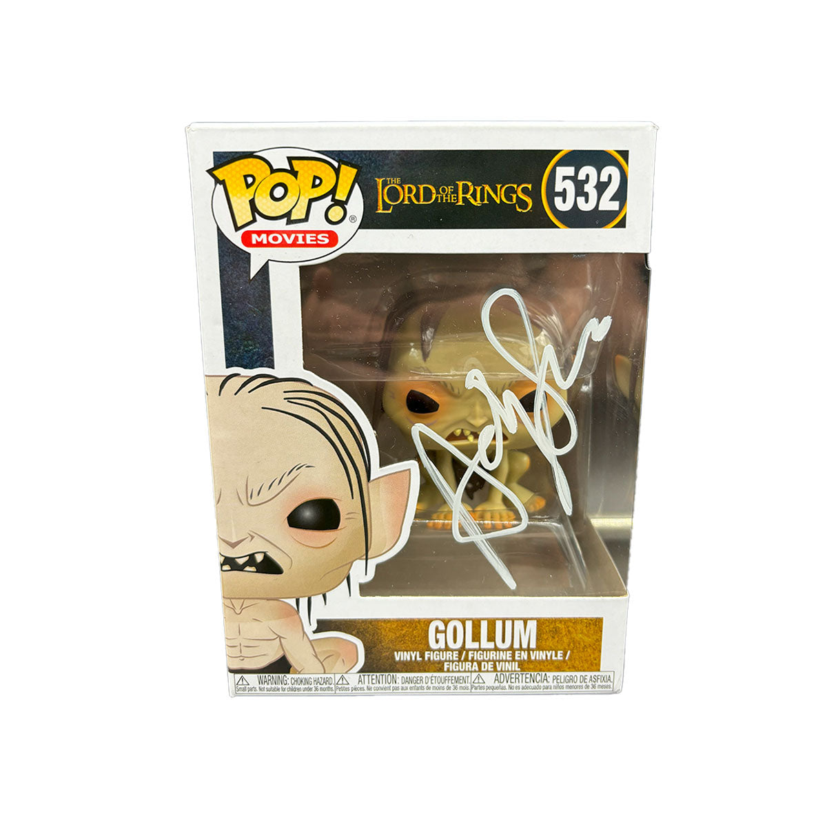 Andy Serkis Signed 'Gollum' Funko Pop