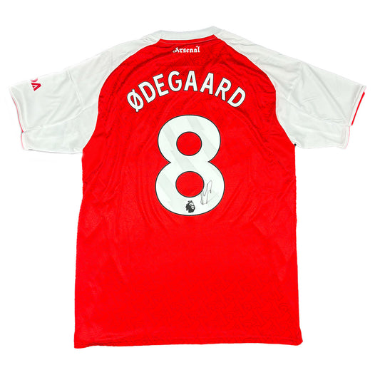 Martin Ødegaard Signed Arsenal FC 2025/2026 Home Shirt
