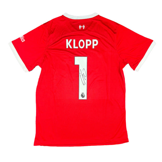 Jürgen Klopp Signed Liverpool FC 2023/2024 Home Shirt