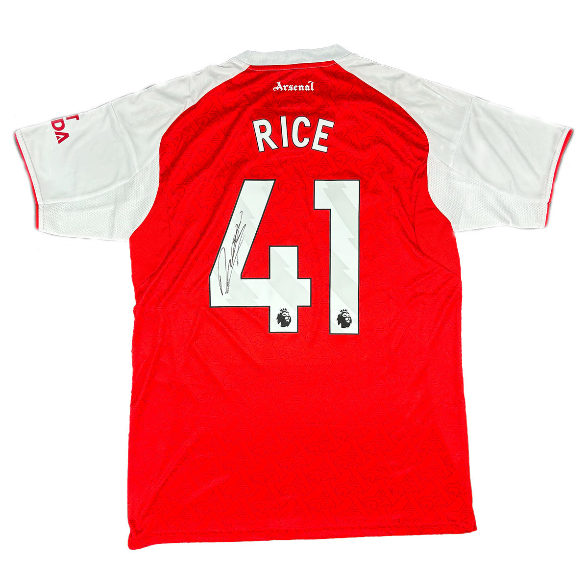 Declan Rice Signed Arsenal FC 2025/2026 Home Shirt
