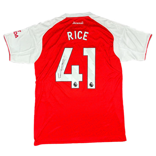 Declan Rice Signed Arsenal FC 2025/2026 Home Shirt
