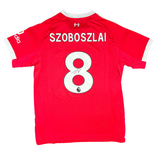 Dominik Szoboszlai Signed Liverpool FC 2025/2026 Home Shirt