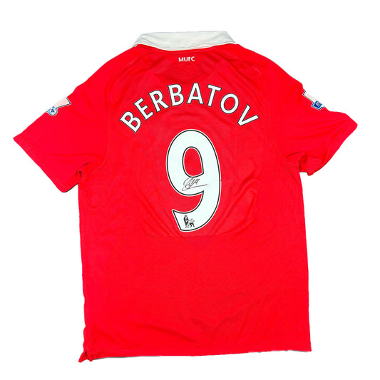 Dimitar Berbatov Signed Manchester United 2010/2011 Home Shirt
