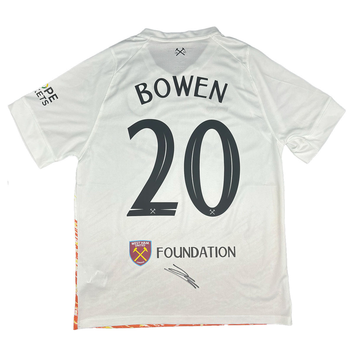 Jarrod Bowen Signed West Ham United 2022/2023 Third Shirt
