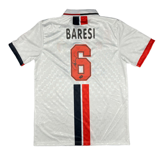 Franco Baresi Signed AC Milan 1995/1996 Away Shirt