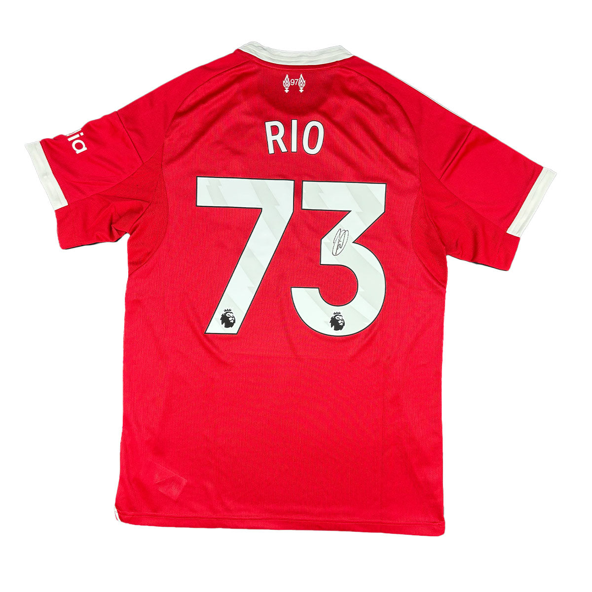 Rio Ngumoha Signed Liverpool FC 2025/2026 Home Shirt