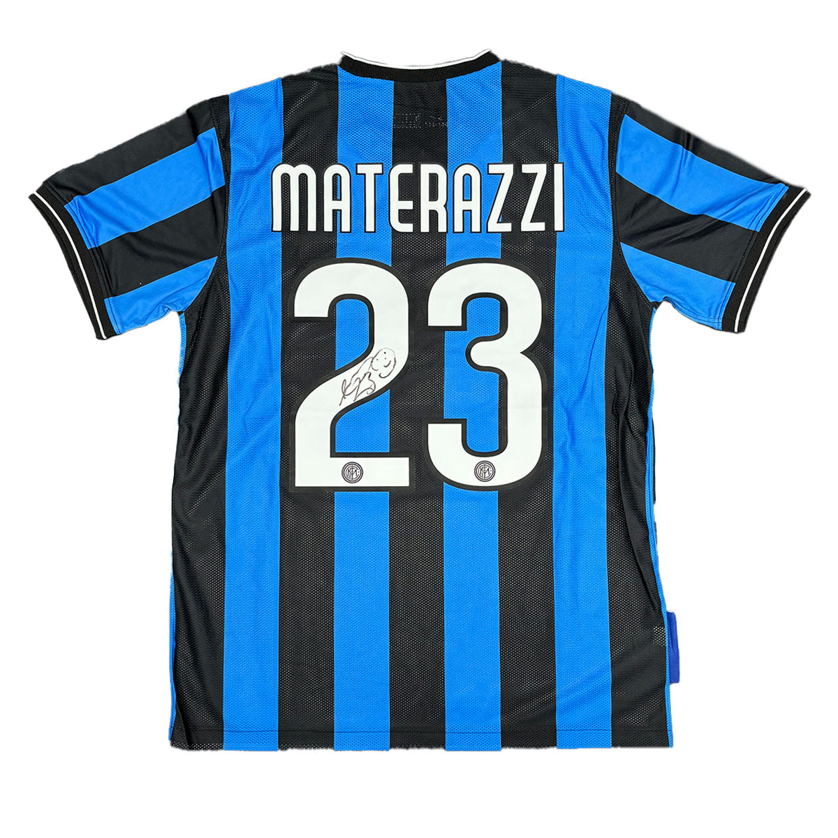 Marco Materazzi Signed Inter Milan 2009/2010 Home Shirt
