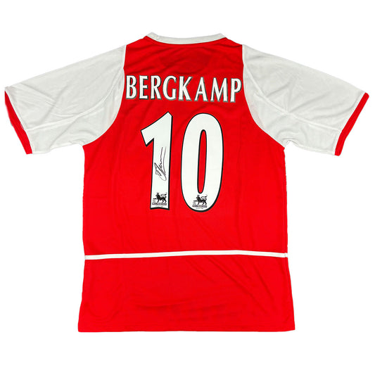 Dennis Bergkamp Signed Arsenal FC 2002/2004 Home Shirt