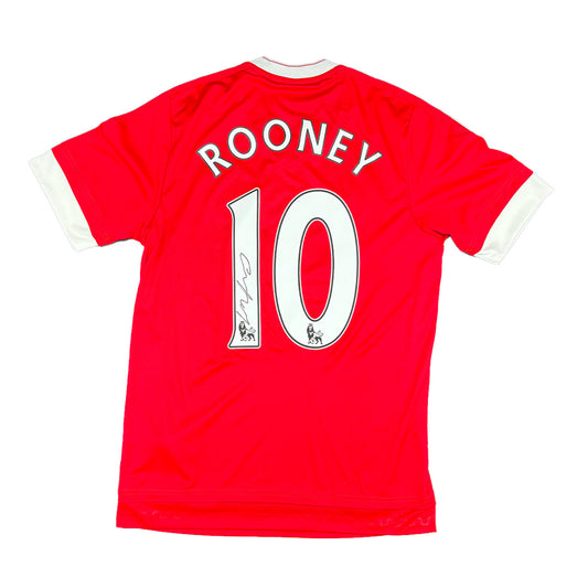 Wayne Rooney Signed Manchester United 2014/2015 Home Shirt